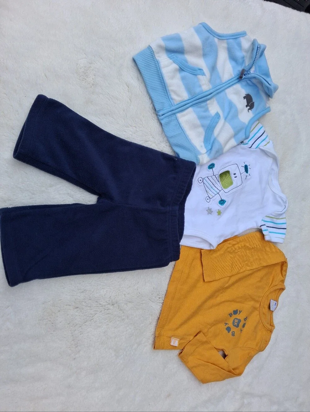 Cute Infant Baby Boy Bundle Size 3m